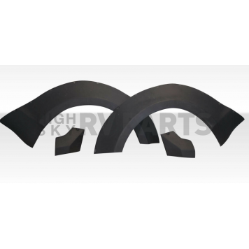 Duraflex Fender Flare - Black Fiberglass Reinforced Plastic Primered Set Of 4 - 114997-5