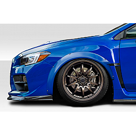 Duraflex Fender Flare - Blue Fiberglass Reinforced Plastic  Set Of 6 - 116329