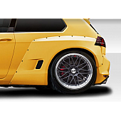 Duraflex Fender Flare - Yellow Fiberglass Reinforced Plastic  Set Of 2 - 115714