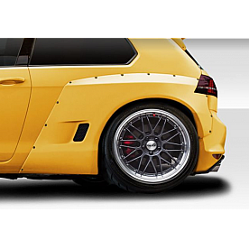 Duraflex Fender Flare - Yellow Fiberglass Reinforced Plastic  Set Of 2 - 115714