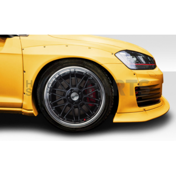 Duraflex Fender Flare - Yellow Fiberglass Reinforced Plastic  Set Of 4 - 115713
