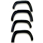 EGR Fender Flare - Black - Vehicle Color Code GBA ABS Plastic  Set Of 4 - 791694GBA