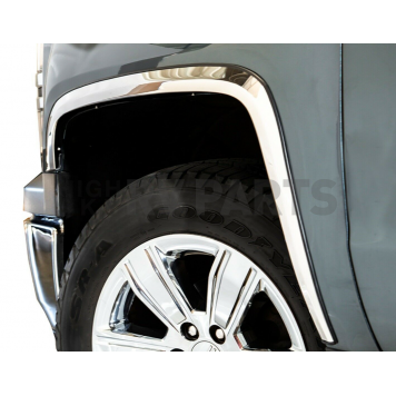 Innovative Creations Inc. Fender Trim - Full Wheel Well Stainless Steel Polished - FOR092-1