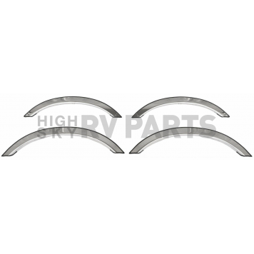 Innovative Creations Inc. Fender Trim - Full Wheel Well Stainless Steel Polished - FOR092