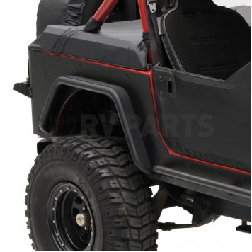 Smittybilt Fender Flare - Black Textured Steel Set Of 2 - 76877-2