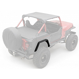 Smittybilt Fender Flare - Black Textured Steel Set Of 2 - 76877