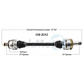 TrakMotive CV Axle Shaft - MB-8042