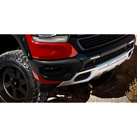 Air Design Bumper Guard - Satin Black/ Silver Polyurethane - CH07A05