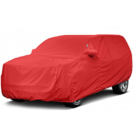 Covercraft Car Cover Mid Size SUV Red Woven Silicone Based Polymer Fabric - C18177PR