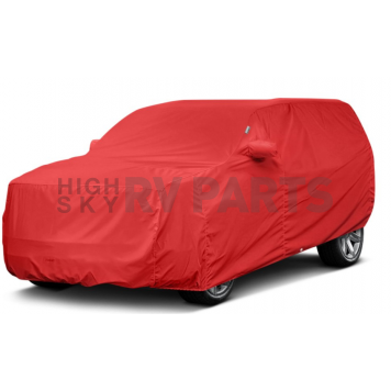 Covercraft Car Cover Mid Size SUV Red Woven Silicone Based Polymer Fabric - C18177PR