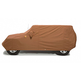 Covercraft Car Cover Mid Size SUV Taupe Woven Silicone Based Polymer - C18157PT