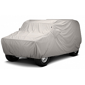 Covercraft Car Cover SUV Gray Solution Dyed Woven Polyester Fabric - C18437HG