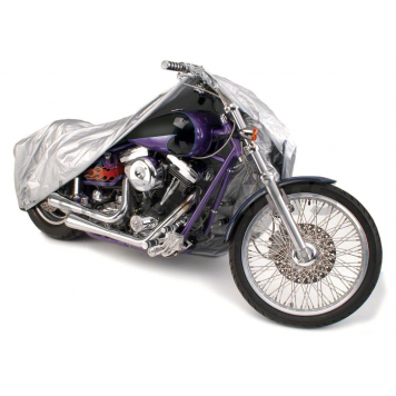Coverking Motorcycle Cover - Silver Polyester - UMXSMALE62-1