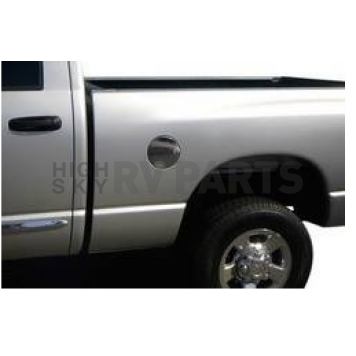 Innovative Creations Inc. Fuel Door Cover - Polished Silver Stainless Steel - GT02304M