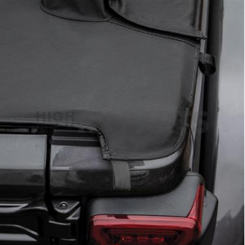 Smittybilt Duster Deck Cover - Covers Rear Cargo Area Vinyl Black - 771335-1