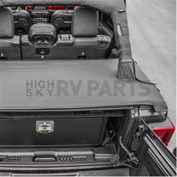 Smittybilt Duster Deck Cover - Covers Rear Cargo Area Vinyl Black - 771335-2