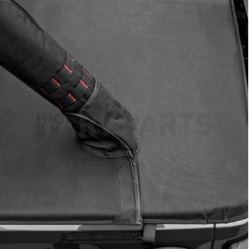 Smittybilt Duster Deck Cover - Covers Rear Cargo Area Vinyl Black - 771335-5