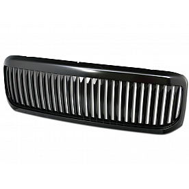 Armordillo USA Vertical Style Front Grille Matte Black - 7165755