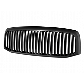 Armordillo USA Vertical Style Front Grille Matte Black - 7165779