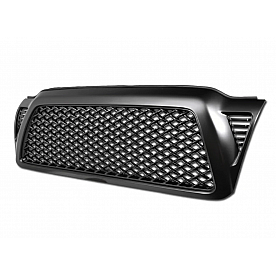 Armordillo Mesh Style Front Grille Matte Black - 7165564