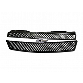 Armordillo Mesh Style Front Grille Matte Black - 7166004