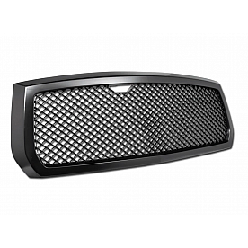 Armordillo Mesh Style Front Grille Matte Black - 7165649
