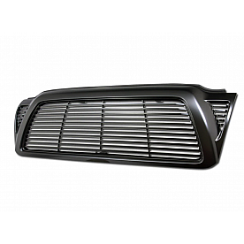 Armordillo USA Horizontal Style Front Grille Matte Black - 7165625