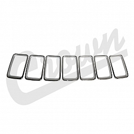 Crown Automotive Chrome Grille Insert Set - 68227779AA