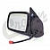Crown Automotive Side View Mirror Left - 55154811