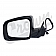 Crown Automotive Side View Mirror Left - 5SG25AXRAB