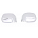 Auto Ventshade Exterior Mirror Cover Driver And Passenger Side Silver ABS Plastic Set Of 2 - 687666