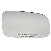 Help! By Dorman Exterior Mirror Glass Rectangular Not Adjustable Single - 57038