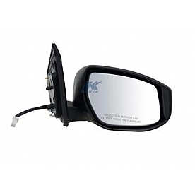K-Source Exterior Mirror Electric OEM Black Single - 68623N