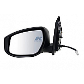 K-Source Exterior Mirror Electric OEM Black Single - 68624N