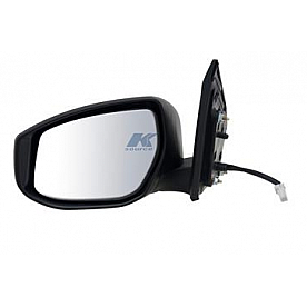 K-Source Exterior Mirror Electric OEM Black Single - 68624N