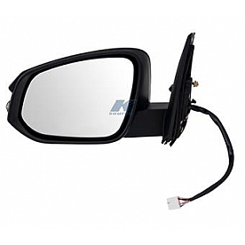 K-Source Exterior Mirror Electric OEM Black Single - 70168T