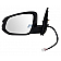 K-Source Exterior Mirror Electric OEM Black Single - 70168T