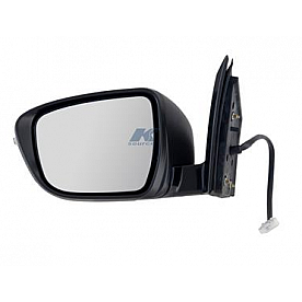 K-Source Exterior Mirror Electric Rectangular Black Single - 68084N