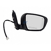 K-Source Exterior Mirror Electric Rectangular Black Single - 68085N