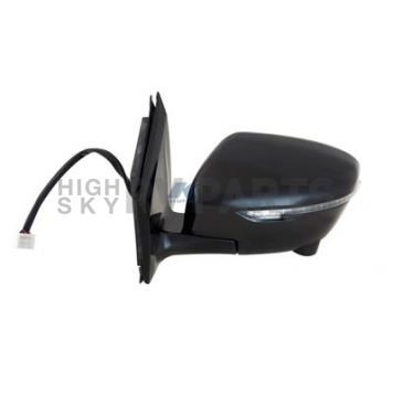 K-Source Exterior Mirror Electric Rectangular Black Single - 68086N-1