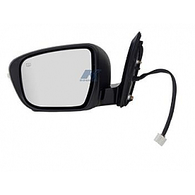 K-Source Exterior Mirror Electric Rectangular Black Single - 68086N
