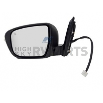 K-Source Exterior Mirror Electric Rectangular Black Single - 68086N