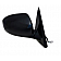 K-Source Exterior Mirror Electric Rectangular Black Single - 68095N
