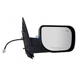 K-Source Exterior Mirror Electric Rectangular Black Single - 68097N