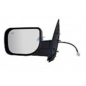 K-Source Exterior Mirror Electric Rectangular Black Single - 68098N