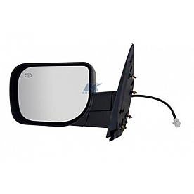K-Source Exterior Mirror Electric Rectangular Black Single - 68098N