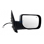 K-Source Exterior Mirror Electric Rectangular Black Single - 68099N