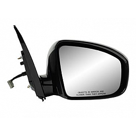 K-Source Exterior Mirror Electric Rectangular Black Single - 68105N