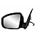 K-Source Exterior Mirror Electric Rectangular Black Single - 68106N