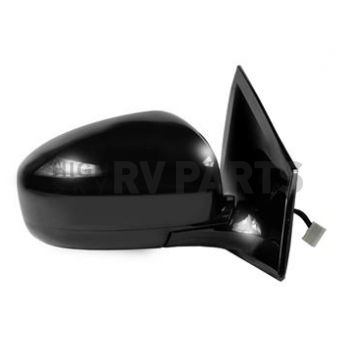 K-Source Exterior Mirror Electric Rectangular Black Single - 68107N-1